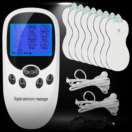 PulseStim EMS muscle recovery stimulator premium studio shot